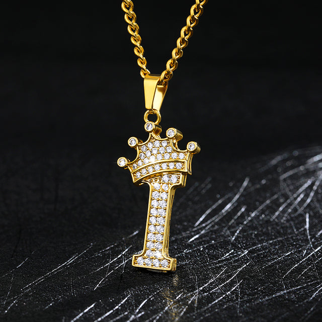 Zircon Alphabet Necklace - SJB-DIAMOND ELITES