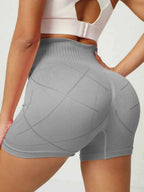 High Waist Active Shorts THRIXINE