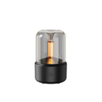 Atmosphere Light Humidifier Candlelight Aroma Diffuser Portable 120ml Electric USB Air Humidifier Cool Mist Maker Fogger 8-12 Hours With LED Night Light Pi-Mart