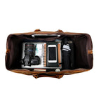 Genuine Leather Travel Top Layer Cowhide Large Capacity Handbag Pi-Mart