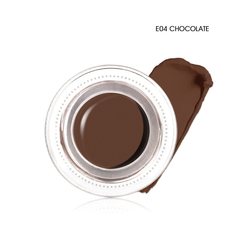 Waterproof And Makeup Free 6-color Eyebrow Cream With Brush Head Pi-Mart
