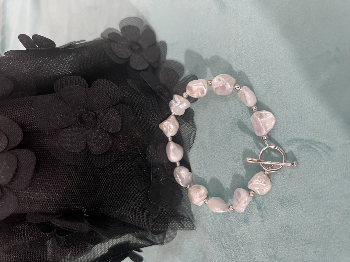 Natural Freshwater Ladies Baroque Bracelet Pi-Mart