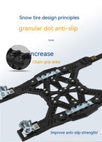 Universal Nonskid Chain Steel Plate Gear Tire Chain Nonskid Chain New Car SUV SUV Universal Pi-Mart