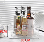 Refrigerator transparent rotating storage tray Pi-Mart