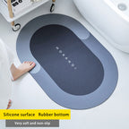 Diatom Mud Absorbent Pad Toilet Floor Mat Soft Non-slip Pi-Mart