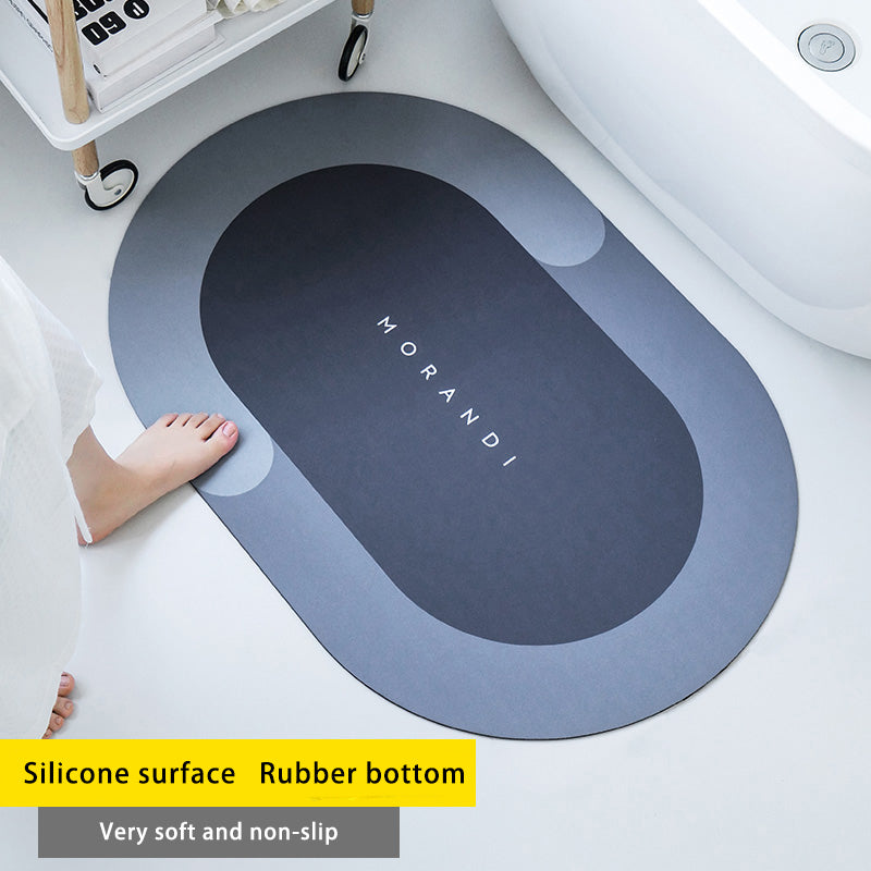 Diatom Mud Absorbent Pad Toilet Floor Mat Soft Non-slip Pi-Mart