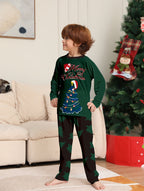 Tree Printed Long-sleeved Homewear Pajamas Pi-Mart