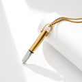 Breathing Resistance Whistle Necklace Round Tube Built-in Cotton Core Pi-Mart