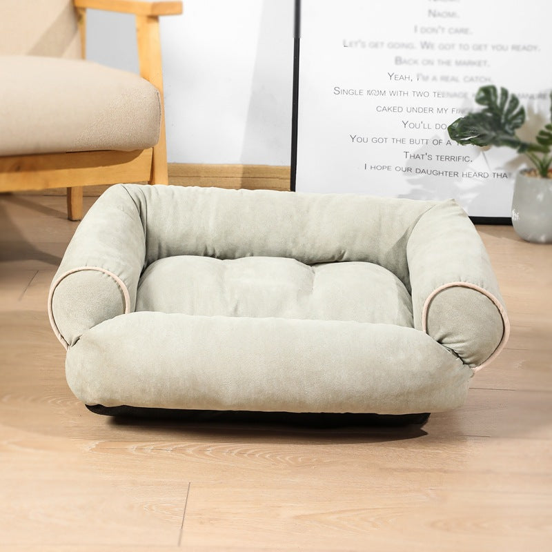 Dog Sofa Bed Sleeping Bag Kennel Cat Puppy Sofa Bed Pet House Winter Warm Beds Cushion Pi-Mart
