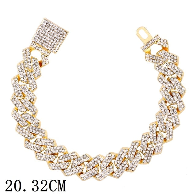Iced Out Chain Bracelet Pi-Mart