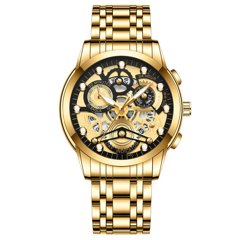 Men's Hollow Non-mechanical Business Watch Pi-Mart