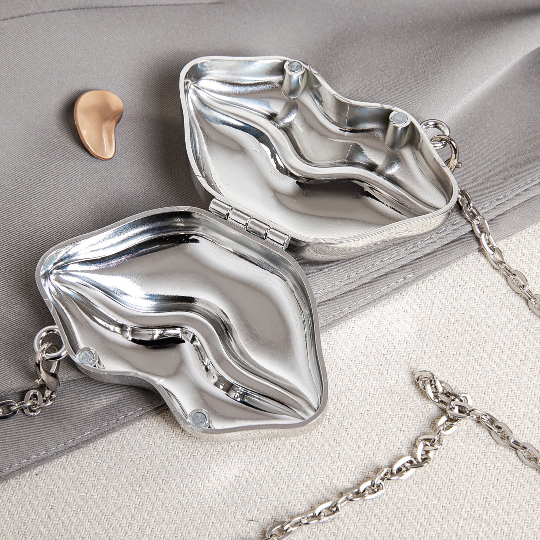 Lip Shaped Small evening Clutch Purse – Stylish Shinny Party Purse, Perfect for Casual Outings, Proms, and Parties – A Unique Fashion Accessory That Turns Heads - SJB-DIAMOND ELITES