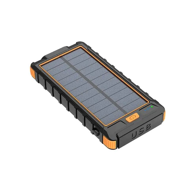 Solar Fast Charging Power Bank Portable 20000mAh Charger Waterproof Pi-Mart