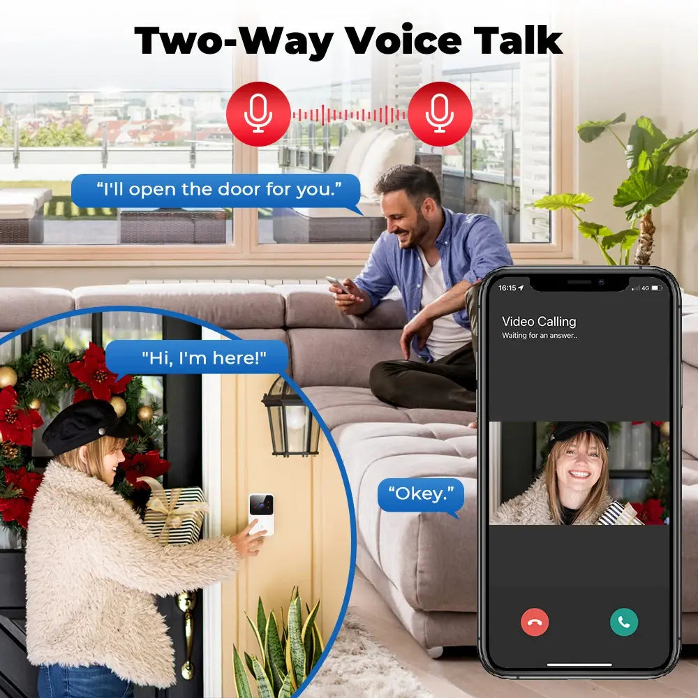 Wi-Fi Video Doorbell Pi-Mart