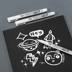 White Marker Gel Pen Pi-Mart