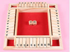 Deluxe Shut The Box Board Game Pi-Mart