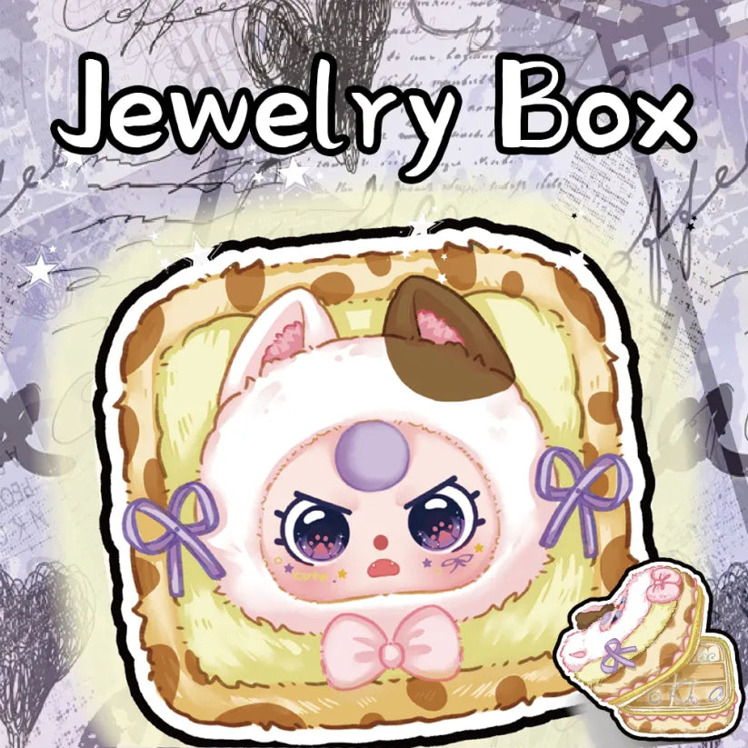 Baby Three Jewelry Box Series Plush Blind Box Labubu Loot