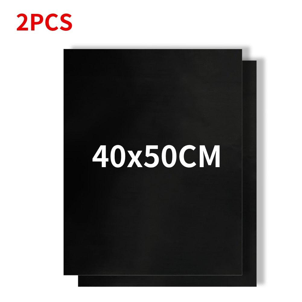 1-6pcs BBQ Grill Mat Non-stick Mat Heat Resistant Grill Mat Outdoor Baking Reusable Barbecue Party Mat 40x50cm Grill Accessories Barbecue Grill Mat Reusable Baking Mat BBQ Sheet Non-Stick for Electric Gas and Charcoal Barbecue Accessories Stevvex