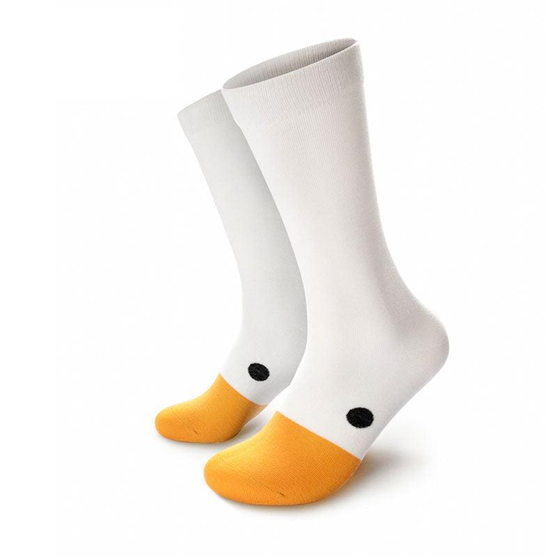 1 Pair New Fashion Funny Crazy Goose Head Sport Cotton Sock 3D Creative Happy Animal Casual Socks Unisex Halloween Socks Costume Funny Socks For Men And Women Stevvex
