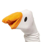 1 Pair New Fashion Funny Crazy Goose Head Sport Cotton Sock 3D Creative Happy Animal Casual Socks Unisex Halloween Socks Costume Funny Socks For Men And Women Stevvex