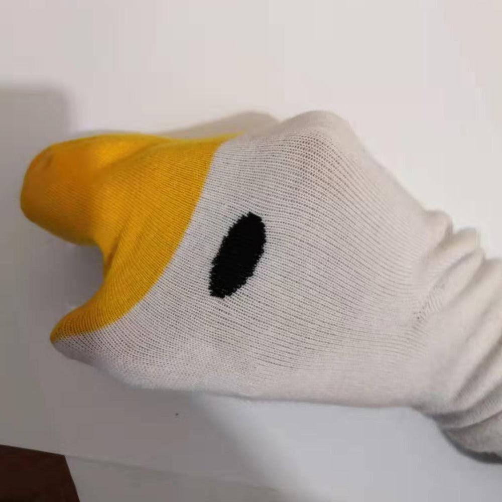 1 Pair New Fashion Funny Crazy Goose Head Sport Cotton Sock 3D Creative Happy Animal Casual Socks Unisex Halloween Socks Costume Funny Socks For Men And Women Stevvex
