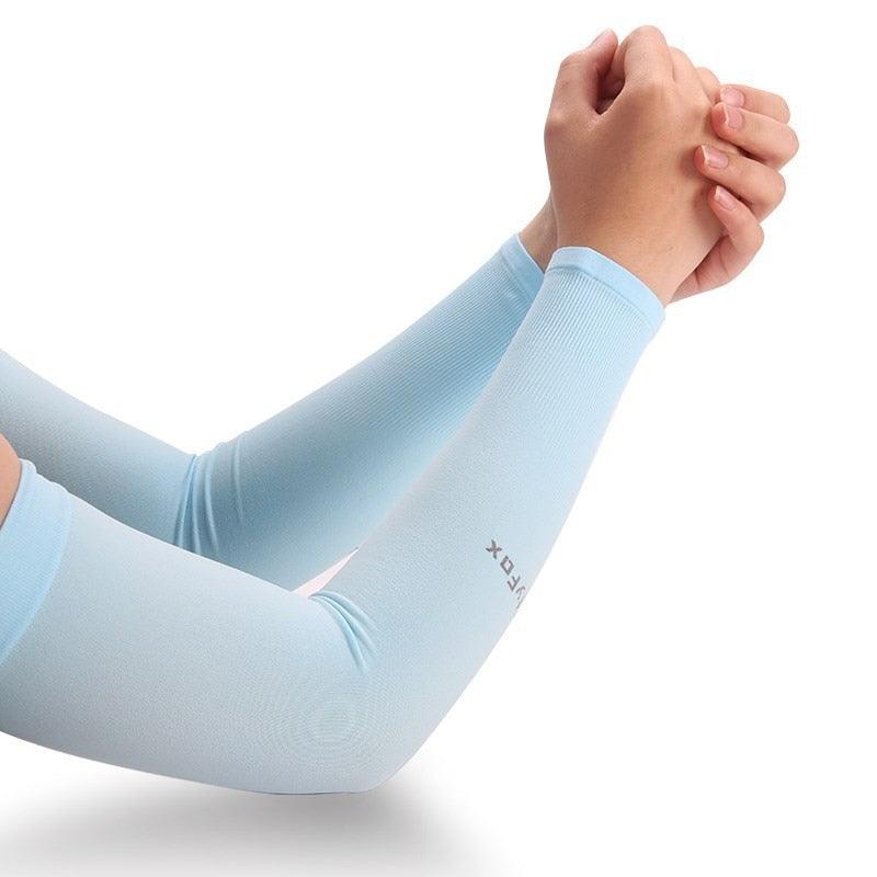 1 Pair Sport Sun Protection Arm Covers Cooling For Men Women Summer Sunblock Cycling Driving Golf Running Unisex Elbow Cover Outdoor Cycling Running Fishing Driving Cool Anti-UV Arm Sleeves For Workout Stevvex