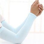 1 Pairs Arm Sleeves Warmers Sports Sleeve Sun UV Protection Hand Cover Cooling Warmer Running Fishing Cycling Sunscreen Sun Protection Arm Sleeves For Men  Women Arm Cover For Cycling Outdoor Sports