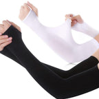 1 Pairs Arm Sleeves Warmers Sports Sleeve Sun UV Protection Hand Cover Cooling Warmer Running Fishing Cycling Sunscreen Sun Protection Arm Sleeves For Men  Women Arm Cover For Cycling Outdoor Sports