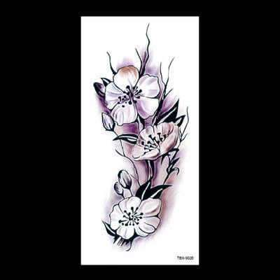 1 Pcs Elegant Temporary Tattoos Stickers Rose Flowers Arm Shoulder Tattoo Waterproof Big Luxury Flower For Womens Stevvex