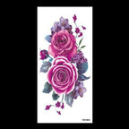 1 Pcs Elegant Temporary Tattoos Stickers Rose Flowers Arm Shoulder Tattoo Waterproof Big Luxury Flower For Womens Stevvex