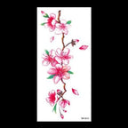 1 Pcs Elegant Temporary Tattoos Stickers Rose Flowers Arm Shoulder Tattoo Waterproof Big Luxury Flower For Womens Stevvex