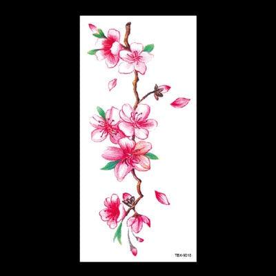 1 Pcs Elegant Temporary Tattoos Stickers Rose Flowers Arm Shoulder Tattoo Waterproof Big Luxury Flower For Womens Stevvex