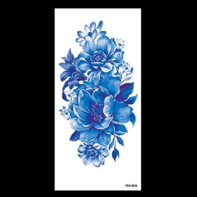 1 Pcs Elegant Temporary Tattoos Stickers Rose Flowers Arm Shoulder Tattoo Waterproof Big Luxury Flower For Womens Stevvex