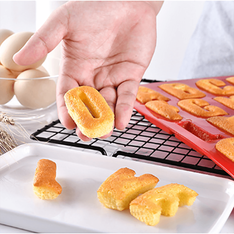 1 Pcs Silicone Large Alphabet Ice Chocolate Letter Mould Stencil Cake Jelly Cupcake Baking Mold Ice Tray Cookie Mold 26 Large Letters Silicone Mold Alphabet Mold Chocolate Mold Biscuit Ice Cube Tray Stevvex