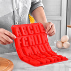 1 Pcs Silicone Large Alphabet Ice Chocolate Letter Mould Stencil Cake Jelly Cupcake Baking Mold Ice Tray Cookie Mold 26 Large Letters Silicone Mold Alphabet Mold Chocolate Mold Biscuit Ice Cube Tray Stevvex
