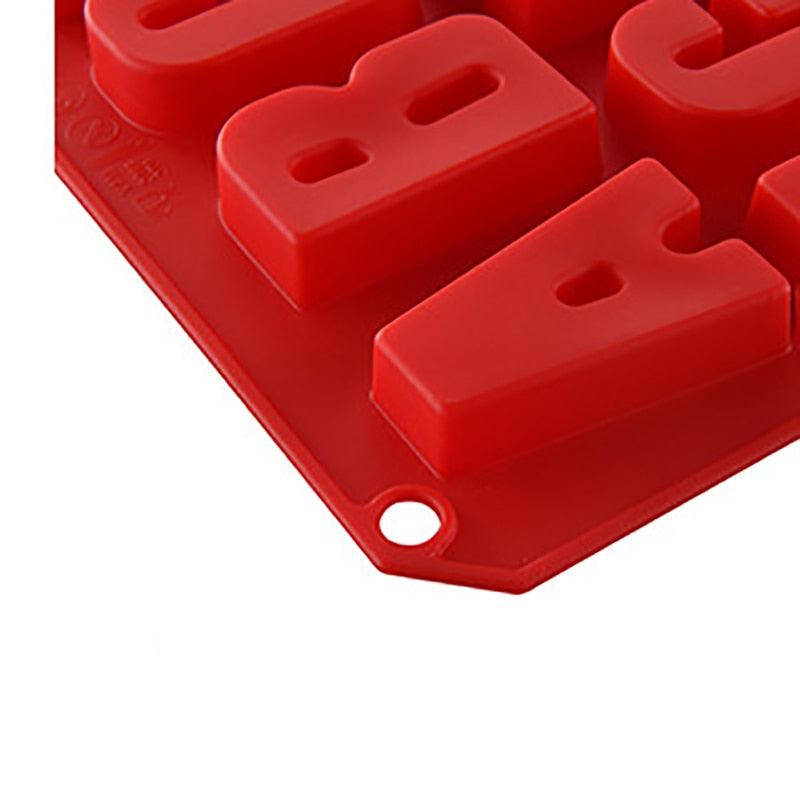 1 Pcs Silicone Large Alphabet Ice Chocolate Letter Mould Stencil Cake Jelly Cupcake Baking Mold Ice Tray Cookie Mold 26 Large Letters Silicone Mold Alphabet Mold Chocolate Mold Biscuit Ice Cube Tray Stevvex