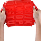 1 Pcs Silicone Large Alphabet Ice Chocolate Letter Mould Stencil Cake Jelly Cupcake Baking Mold Ice Tray Cookie Mold 26 Large Letters Silicone Mold Alphabet Mold Chocolate Mold Biscuit Ice Cube Tray Stevvex