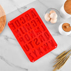 1 Pcs Silicone Large Alphabet Ice Chocolate Letter Mould Stencil Cake Jelly Cupcake Baking Mold Ice Tray Cookie Mold 26 Large Letters Silicone Mold Alphabet Mold Chocolate Mold Biscuit Ice Cube Tray Stevvex