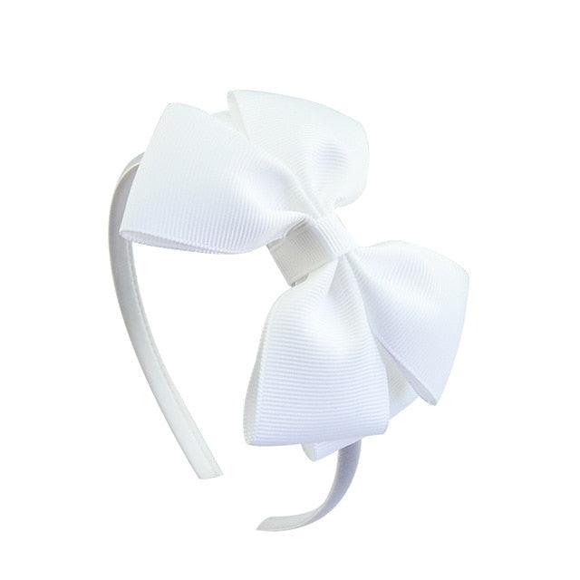 1 Piece 20 colors Cute Bowknot Hair Band For Baby Girls Ribbon Handmade Hair Bows Hairbands Headband Headwear Gorgeous Hair Accessories For Women Stevvex