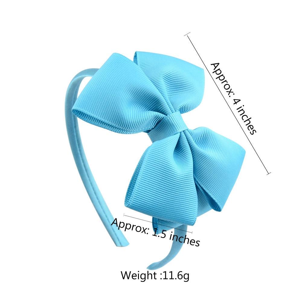 1 Piece 20 colors Cute Bowknot Hair Band For Baby Girls Ribbon Handmade Hair Bows Hairbands Headband Headwear Gorgeous Hair Accessories For Women Stevvex
