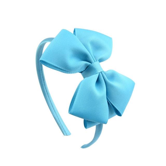 1 Piece 20 colors Cute Bowknot Hair Band For Baby Girls Ribbon Handmade Hair Bows Hairbands Headband Headwear Gorgeous Hair Accessories For Women Stevvex