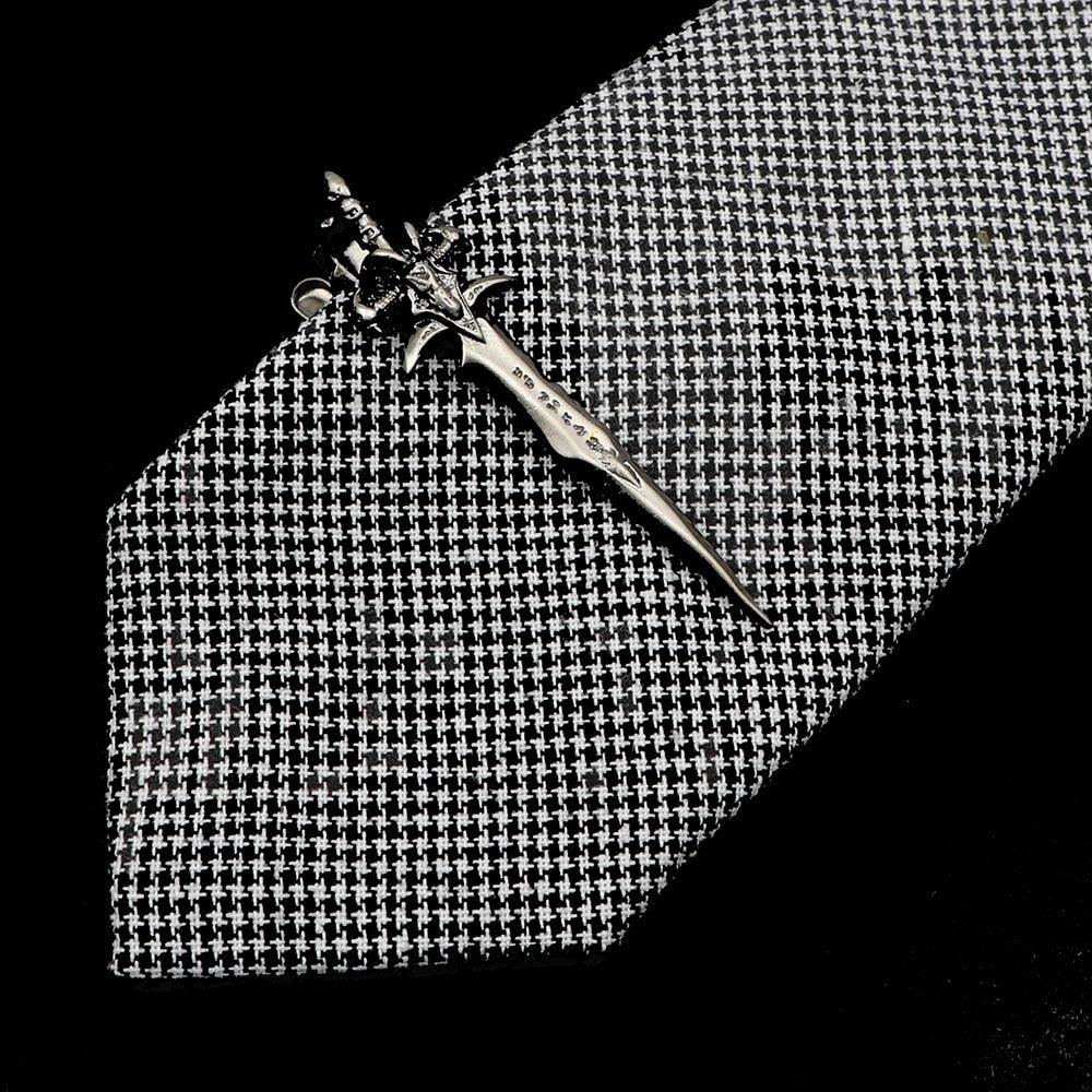 1 Piece Stainless Tie Clips Scissors Owl Shaped Unique Simple Tie Clip For Men Vintage Tie Bar Clip Men's Daily Tie Clip Accessories Stainless Steel Fashion Business Necktie Clips Elegant Mens Gift Stevvex