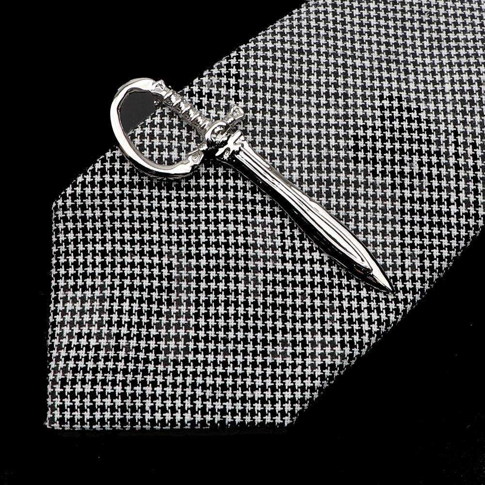 1 Piece Stainless Tie Clips Scissors Owl Shaped Unique Simple Tie Clip For Men Vintage Tie Bar Clip Men's Daily Tie Clip Accessories Stainless Steel Fashion Business Necktie Clips Elegant Mens Gift Stevvex