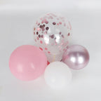 1 Set Pink Purple Chrome Rose Gold Balloon Garland With Butterfly Stickers Arch Kit For Birthday Wedding Party Decorations