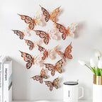 1 Set Pink Purple Chrome Rose Gold Balloon Garland With Butterfly Stickers Arch Kit For Birthday Wedding Party Decorations