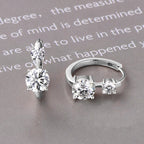 1.30ct D Moissanite Hoop Stud Earrings 925 Sterling Silver Mini Hoops Women BandsCo Straps