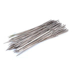 10-20Pcs Stainless Steel Barbecue Skewer Reusable BBQ Skewers Kebab Iron Stick For Outdoor Camping Picnic Tools Cooking Tools Stainless Steel Barbecue Skewers  Durable and Reusable Metal Skewers Stevvex
