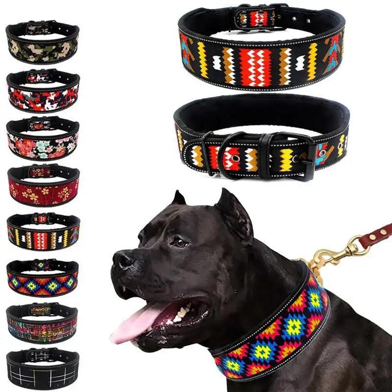 10 Colors Reflective Puppy Big Dog Collar With Buckle Adjustable Pet Collar For Small Medium Large Dogs Leash Dog Chain Dog Collar for Cats Puppy Pets Small Medium Dogs Soft and Comfortable Neck Leash Stevvex