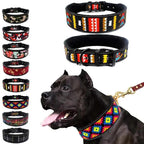10 Colors Reflective Puppy Big Dog Collar With Buckle Adjustable Pet Collar For Small Medium Large Dogs Leash Dog Chain Dog Collar for Cats Puppy Pets Small Medium Dogs Soft and Comfortable Neck Leash Stevvex