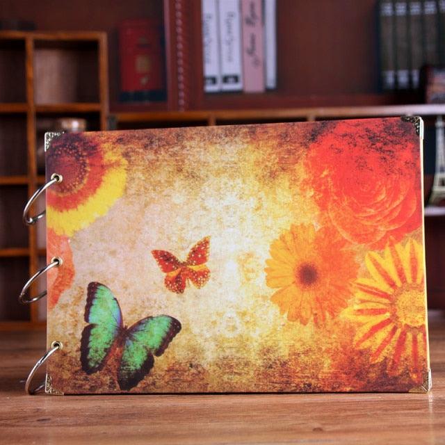 10 Inch DIY Album Dandelion Series DIY Handmade Photo Albums for Lover Baby Wedding Stickers Scrapbooking Family Scrapbook Albums Family Anniversary Gift For Couple Stevvex